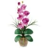 21" Moth Orchid Flower Arrangement In Ceramic Pot Mauve -Flowers Michael Store D386971S 11