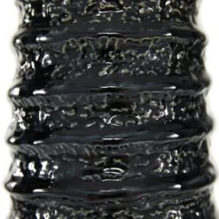 24" Black Stoneware Traditional Vase -Flowers Michael Store D401590S 6