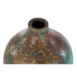 16" Blue Ceramic Rustic Vase 15 16" Blue Ceramic Rustic Vase -Flowers Michael Store D401591S 5