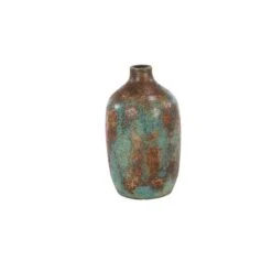 Multicolored Ceramic Rustic Vase -Flowers Michael Store D401602S 2