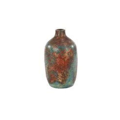 Multicolored Ceramic Rustic Vase -Flowers Michael Store D401602S 3