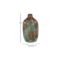 Multicolored Ceramic Rustic Vase -Flowers Michael Store D401602S 6