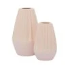 Pink Ceramic Contemporary Vase Set -Flowers Michael Store D401606S 1