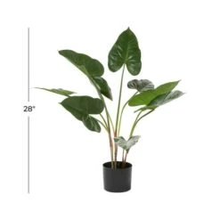 Tall Artificial Anthurium Leaf Plant WMetal Pot For Indoor Decor, 18" -Flowers Michael Store D404857S 7