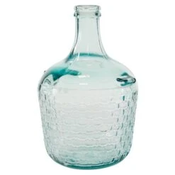 12" Clear Glass Farmhouse Vase -Flowers Michael Store D405019S 6