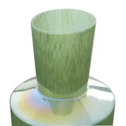 12" Jade Green Magician's Hat Modern Glass Vase -Flowers Michael Store D405032S 4