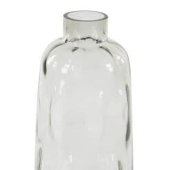 15" Gray Coastal Glass Vase -Flowers Michael Store D405034S 2