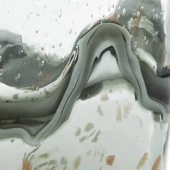 Gray Glass Contemporary Vase Set 16 Gray Glass Contemporary Vase Set -Flowers Michael Store D405037S 4