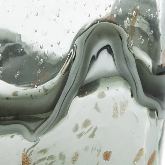 Gray Glass Contemporary Vase Set 7 Gray Glass Contemporary Vase Set - Image 5