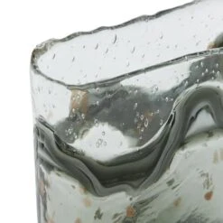 Gray Glass Contemporary Vase Set 17 Gray Glass Contemporary Vase Set -Flowers Michael Store D405037S 5