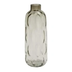 17" Gray Coastal Glass Vase -Flowers Michael Store D405046S 1 1