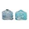 Blue Contemporary Glass Vase Set 1 Blue Contemporary Glass Vase Set -Flowers Michael Store D405050S 1