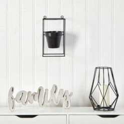 11" Decorative Wall Planter -Flowers Michael Store D478705S 3