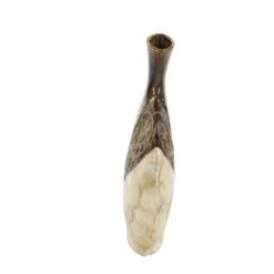 Brown Ceramic Traditional Vase, 14" X 11" X 3" -Flowers Michael Store D490034S 4