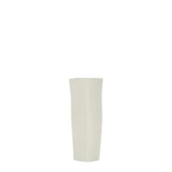 White Ceramic Contemporary Vase, 16" X 6" X 6" -Flowers Michael Store D490094S 4