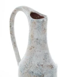 White Ceramic Farmhouse Vase, 23" X 6" X 7" 15 White Ceramic Farmhouse Vase, 23" X 6" X 7" -Flowers Michael Store D492373S 4