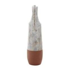 White Ceramic Farmhouse Vase, 23" X 6" X 7" 17 White Ceramic Farmhouse Vase, 23" X 6" X 7" -Flowers Michael Store D492373S 6