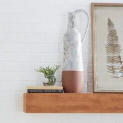 White Ceramic Farmhouse Vase, 23" X 6" X 7" 19 White Ceramic Farmhouse Vase, 23" X 6" X 7" -Flowers Michael Store D492373S 8