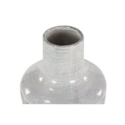 CosmoLiving By Cosmopolitan White Porcelain Coastal Style Vase, 8" X 18" -Flowers Michael Store D492389S 5