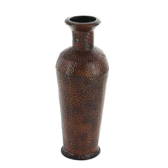 Set Of 3 Brown Metal Traditional Vase, 50", 35", 26" 7 Set Of 3 Brown Metal Traditional Vase, 50", 35", 26" - Image 5