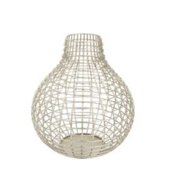 CosmoLiving By Cosmopolitan Silver Iron Modern Vase, 13" X 13" X 14" 12 CosmoLiving By Cosmopolitan Silver Iron Modern Vase, 13" X 13" X 14" -Flowers Michael Store D494197S 2