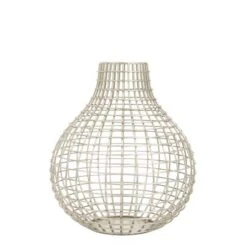 CosmoLiving By Cosmopolitan Silver Iron Modern Vase, 13" X 13" X 14" 15 CosmoLiving By Cosmopolitan Silver Iron Modern Vase, 13" X 13" X 14" -Flowers Michael Store D494197S 5
