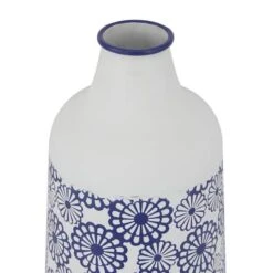 White Iron French Country Vase, 22" X 13" X 10" -Flowers Michael Store D494207S 4