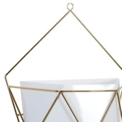 CosmoLiving By Cosmopolitan Set Of 2 White Metal Contemporary Planter, 12", 15" 14 CosmoLiving By Cosmopolitan Set Of 2 White Metal Contemporary Planter, 12", 15" -Flowers Michael Store D501402S 3