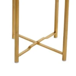 Set Of 2 White Metal Contemporary Planter, 20", 22" -Flowers Michael Store D501403S 5