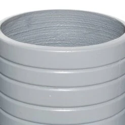 Set Of 3 Grey MgO Contemporary Planter 14", 16", 18" -Flowers Michael Store D501413S 5