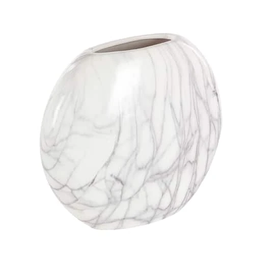 Set Of 3 Grey Stoneware Contemporary Vase, 9" X 8" 6 Set Of 3 Grey Stoneware Contemporary Vase, 9" X 8" - Image 4