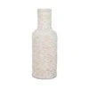 White Bamboo Tall Woven Floor Vase 8" X 8" X 22"