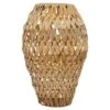 Brown Plastic Rattan Handmade Woven Vase 15" X 15" X 22" -Flowers Michael Store D502648S 1