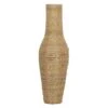 Brown Faux Seagrass Handmade Tall Woven Floor Vase 14" X 14" X 44" -Flowers Michael Store D502661S 1