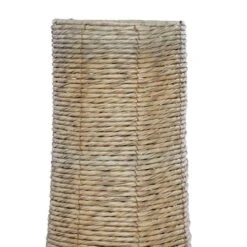 Brown Faux Seagrass Handmade Tall Woven Floor Vase 14" X 14" X 44" 11 Brown Faux Seagrass Handmade Tall Woven Floor Vase 14" X 14" X 44" -Flowers Michael Store D502661S 3