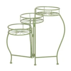 Green Iron Transitional Plantstand, 21" X 19" X 18" -Flowers Michael Store D503988S 5