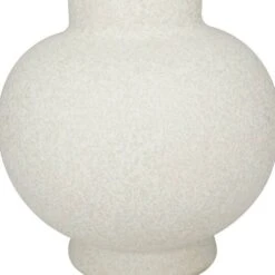 CosmoLiving By Cosmopolitan White Ceramic Modern Vase, 8" X 15" -Flowers Michael Store D507794S 4