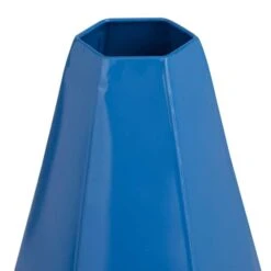 CosmoLiving By Cosmopolitan Blue Iron Contemporary Vase, 12" X 10" 14 CosmoLiving By Cosmopolitan Blue Iron Contemporary Vase, 12" X 10" -Flowers Michael Store D507796S 3