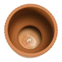 Hello Honey® 8" Latex Glaze Stoneware Pleated Footed Planter -Flowers Michael Store D587548S 4