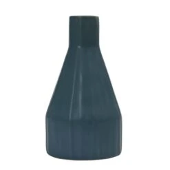 Hello Honey® 9" Slate Blue Ceramic Vase -Flowers Michael Store D587553S 2