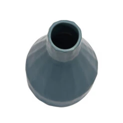 Hello Honey® 9" Slate Blue Ceramic Vase -Flowers Michael Store D587553S 3