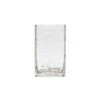 Hello Honey® 8" Clear Rectangular Hammered Glass Vase 2 Hello Honey® 8" Clear Rectangular Hammered Glass Vase -Flowers Michael Store D587555S 1