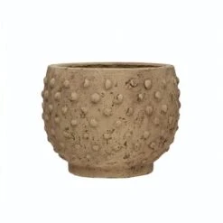Hello Honey® 7'' Distressed Finish Sandstone Hobnail Planter 25 Hello Honey® 7'' Distressed Finish Sandstone Hobnail Planter -Flowers Michael Store D587999S 21