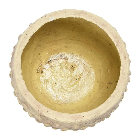 Hello Honey® 7'' Distressed Finish Sandstone Hobnail Planter 6 Hello Honey® 7'' Distressed Finish Sandstone Hobnail Planter - Image 4