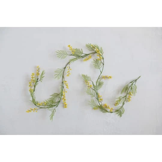 Hello Honey® Faux Botanical Garland With Yellow Flowers 6 Hello Honey® Faux Botanical Garland With Yellow Flowers - Image 4