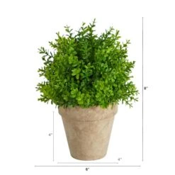 8'' Boxwood Artificial Plant In Decorative Planter -Flowers Michael Store D590117S 2