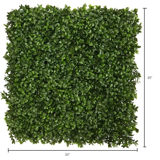 Boxwood Artificial Wall Mats, 2ct. 5 Boxwood Artificial Wall Mats, 2ct. - Image 3