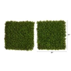 Plum Pine Artificial Wall Mats, 2ct. 14 Plum Pine Artificial Wall Mats, 2ct. -Flowers Michael Store D590126S 2
