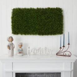 Plum Pine Artificial Wall Mats, 2ct. 19 Plum Pine Artificial Wall Mats, 2ct. -Flowers Michael Store D590126S 7