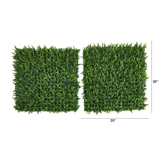 Artificial Grass Wall Mats, 2ct. 5 Artificial Grass Wall Mats, 2ct. - Image 3